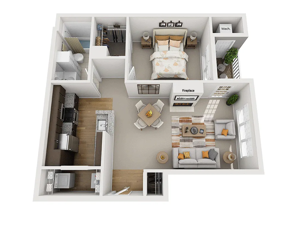 Floor plan Aviary Gardens (A1A)