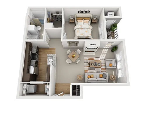 Floor plan Aviary Gardens (A1A)