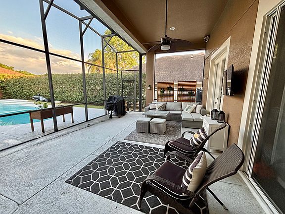 Back screened in patio