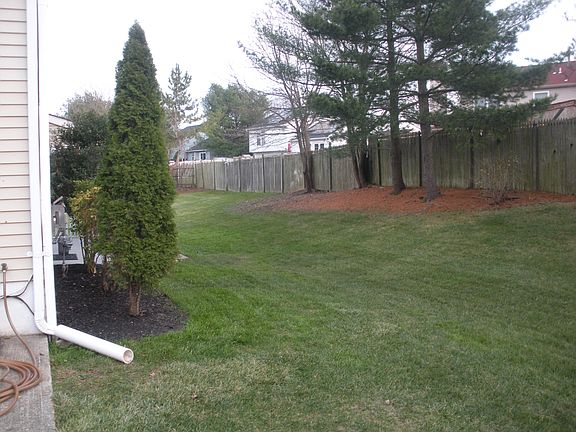 side yard from rear