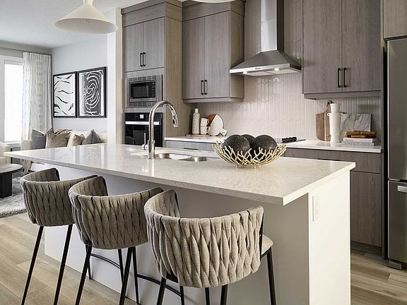 An alternate angle of the Sequoia s kitchen