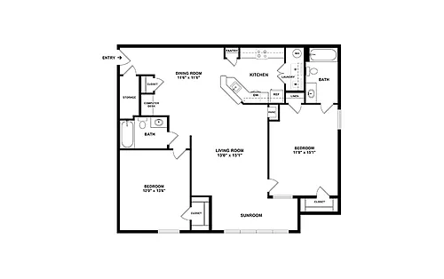 Floor plan The Nags Head