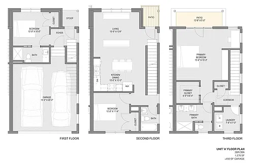 Floor plan Modern - Type A
