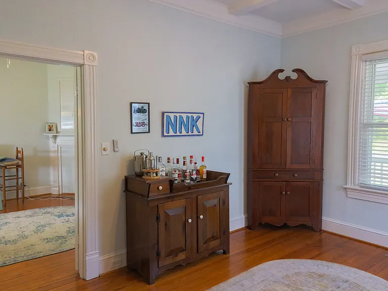 Bar room with extra refrigerator