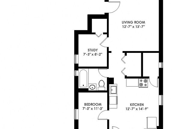 2nd image of 1617 N Winchester Ave APT 3F
