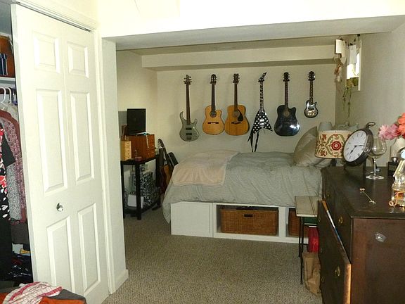 In addition to its good size & storage, this bedroom has a separate entrance if you choose to use it