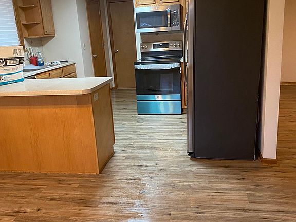 dining room looking into kitchen