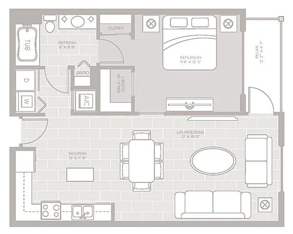 Floor plan Anchor