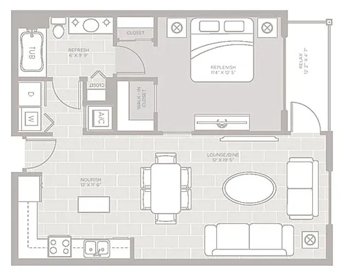 Floor plan Anchor