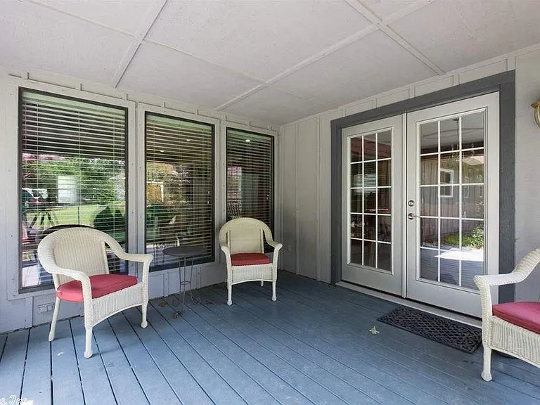 French doors to patio