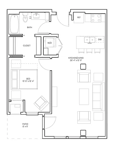 Floor plan Red