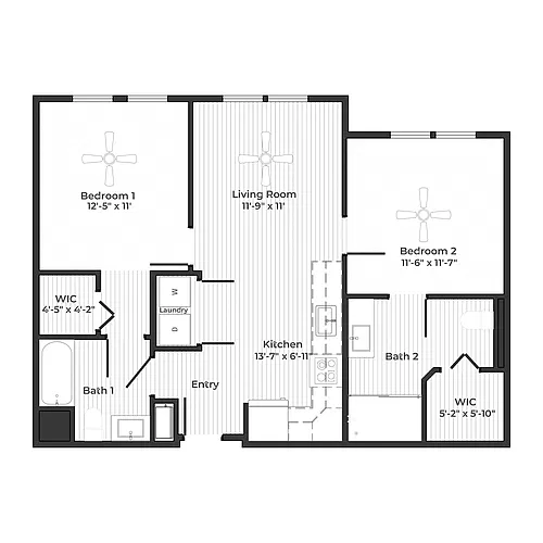Floor plan The Stockton - The Wellness Floor