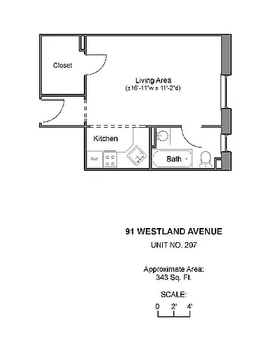 91 Westland Ave #207 Photo 1