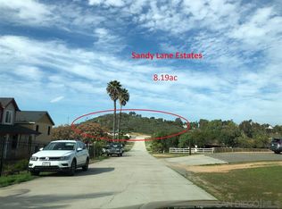 584 Sandy Ln LOT 1, San Marcos, CA 92078