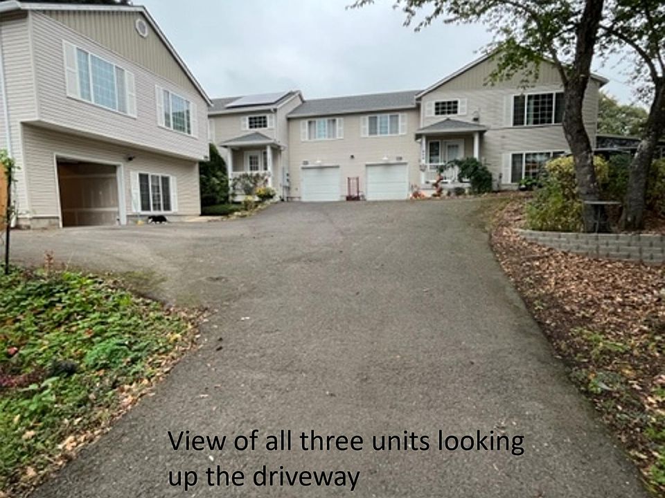 View from the street of all three units.