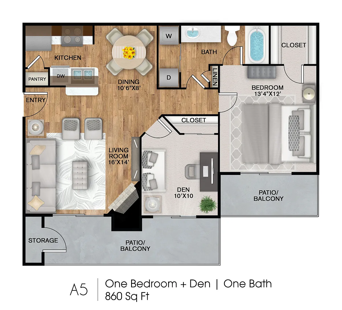 Floor plan The 860