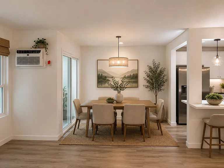 Dining area off kitchen