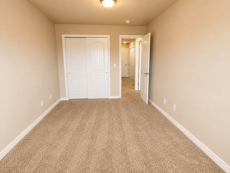 Good closet space in the second bedroom.