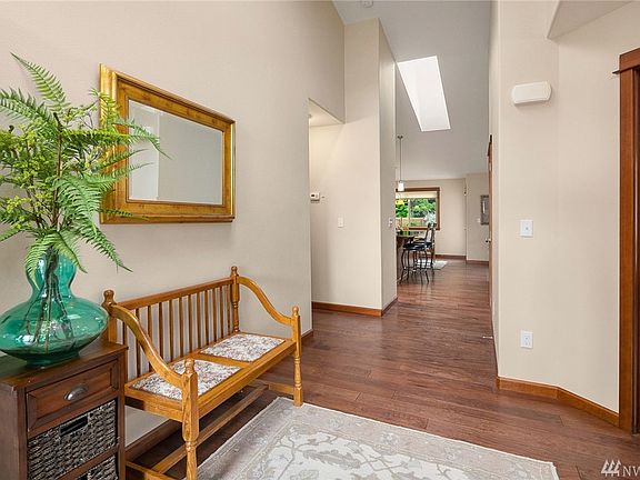 Entry with room for a small seating area