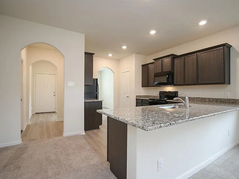 kitchen and island bar