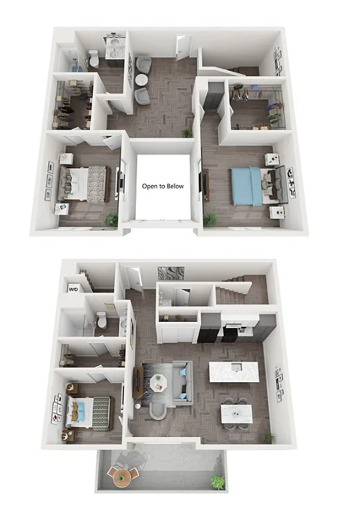 Floor plan 3x2.5 TH