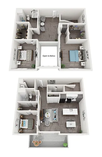Floor plan 3x2.5 TH