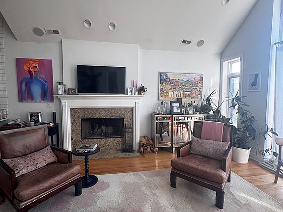 Living Room with Fireplace