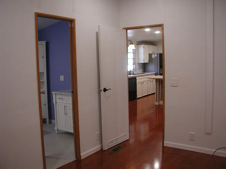Master to Bath & Living Room
