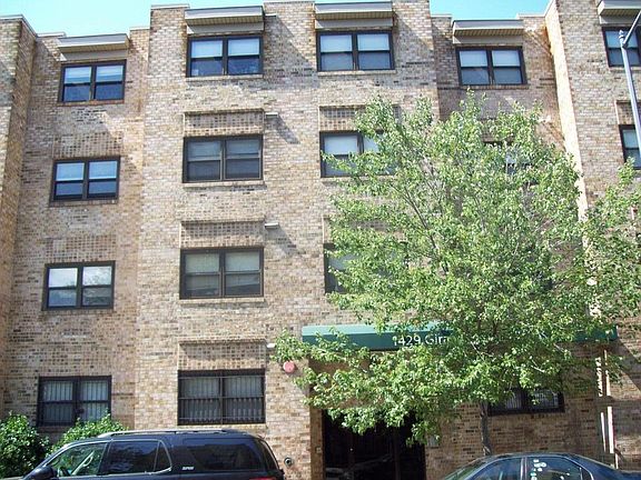 Front of building. 4 stories