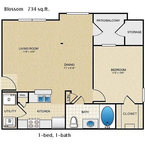Floor plan Blossom
