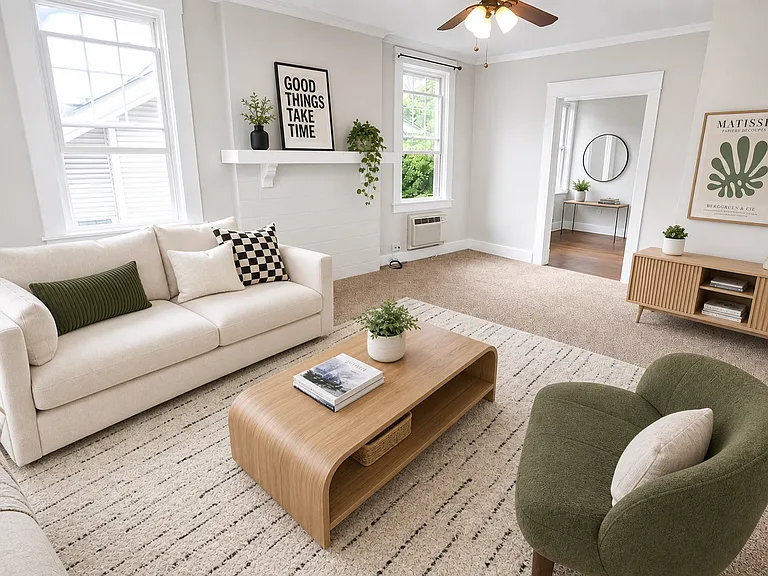 Carpeted 2-Bedroom (Staged)