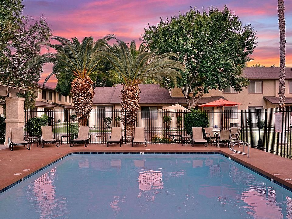 Resort-Style Pool at Sunset