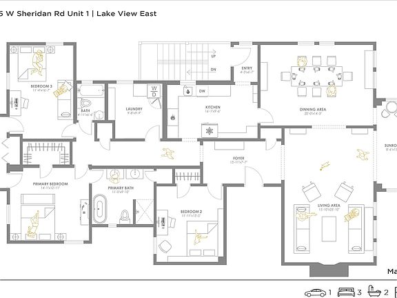 5th image of 635 W Sheridan Rd APT 1