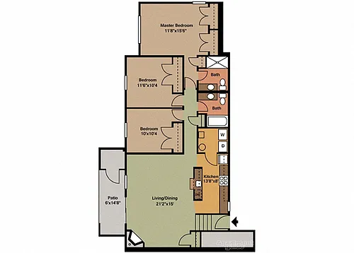 Floor plan Rose