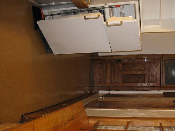 Kitchen w/back door & dining area