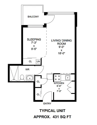 Floor plan Bachelor