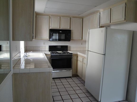 Kitchen with gas stove