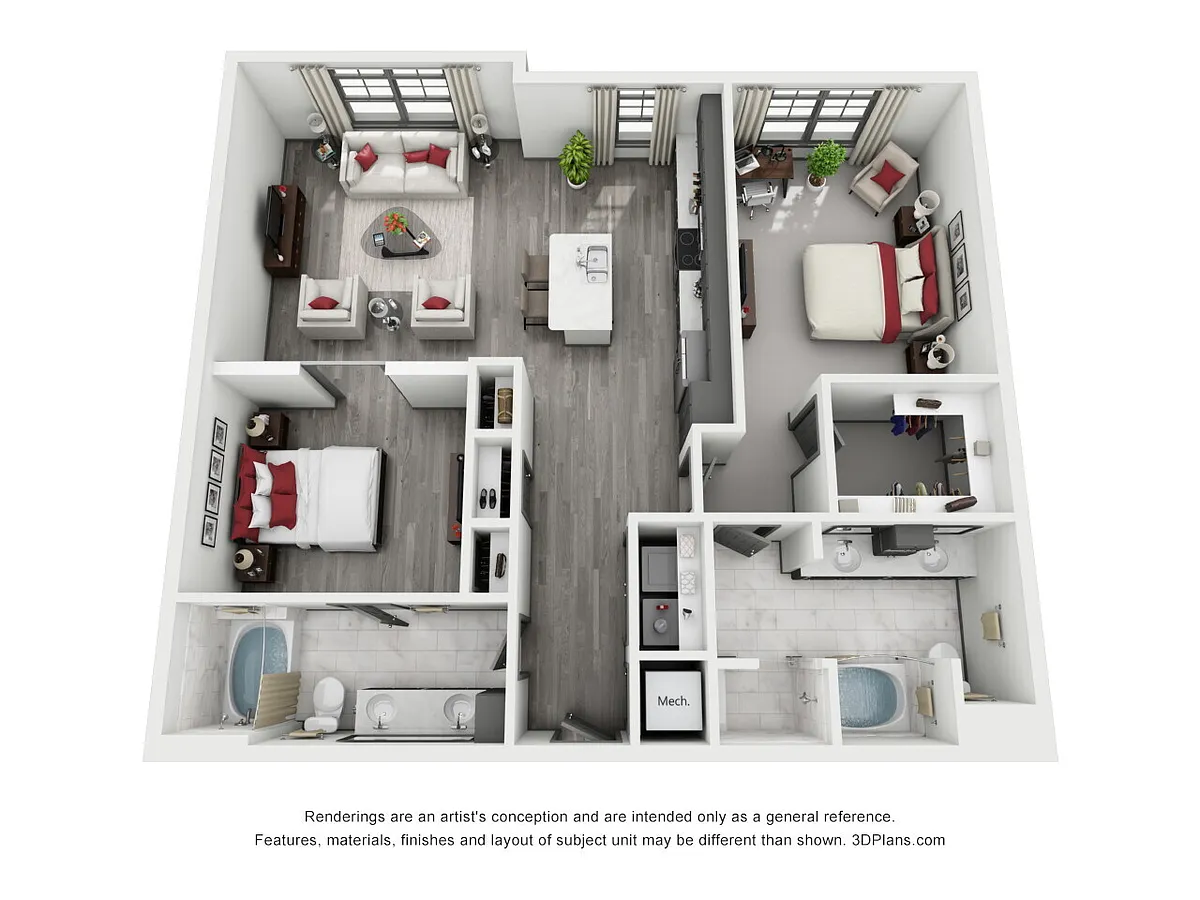 Floor plan Rutherford