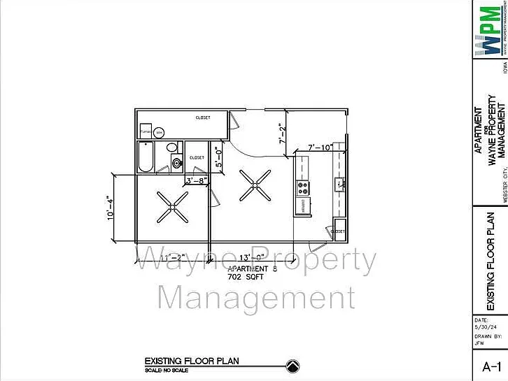 1 bed, 1.0 bath, 702 sqft, $580 — Photo 1