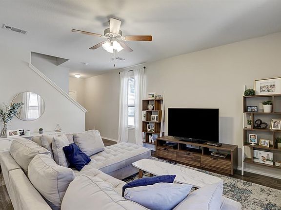 Tons of natural light coming into the first floor living.