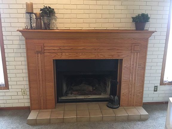 working wood fireplace