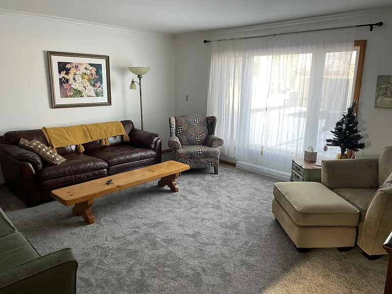 living room, north facing picture window