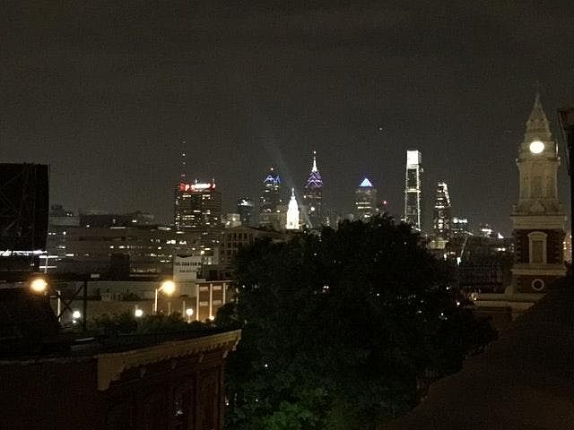 City View from large wrap around deck