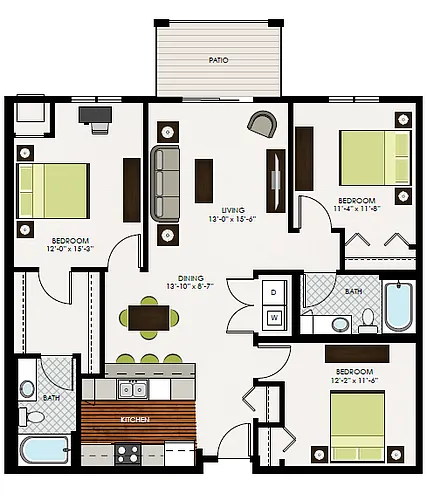 Floor plan The Shamrock