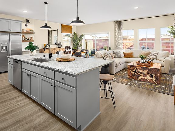 Kitchen overlooking great room