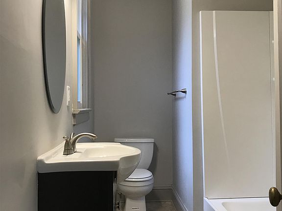 Newly renovated bathroom.