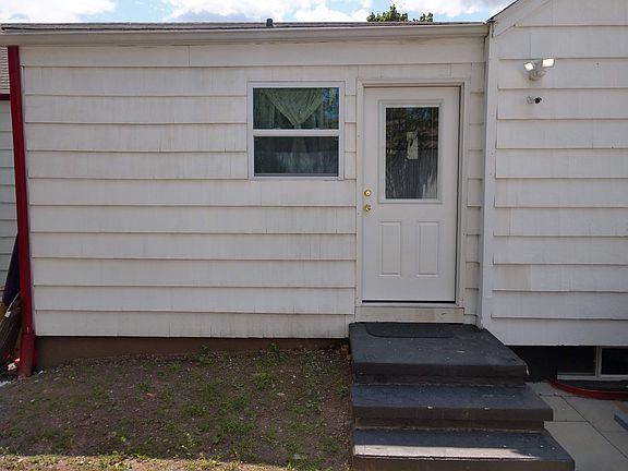 Back door entry to kitchen