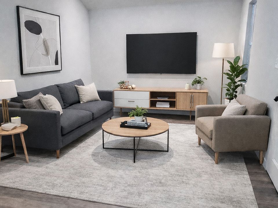 Open space with high ceilings
