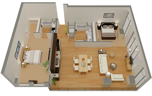 Floor plan B72