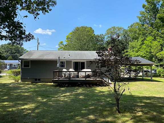 Back of house and deck